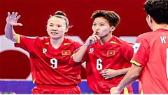 Thanh Ngân tỏa sáng, ĐT futsal nữ Việt Nam thắng nghẹt thở ở trận mở màn giải châu lục 
